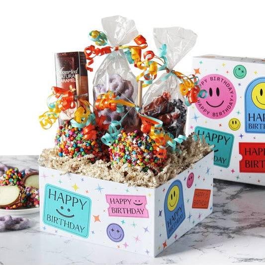 Mrs. Prindables Caramel Apple & Confections Birthday Box