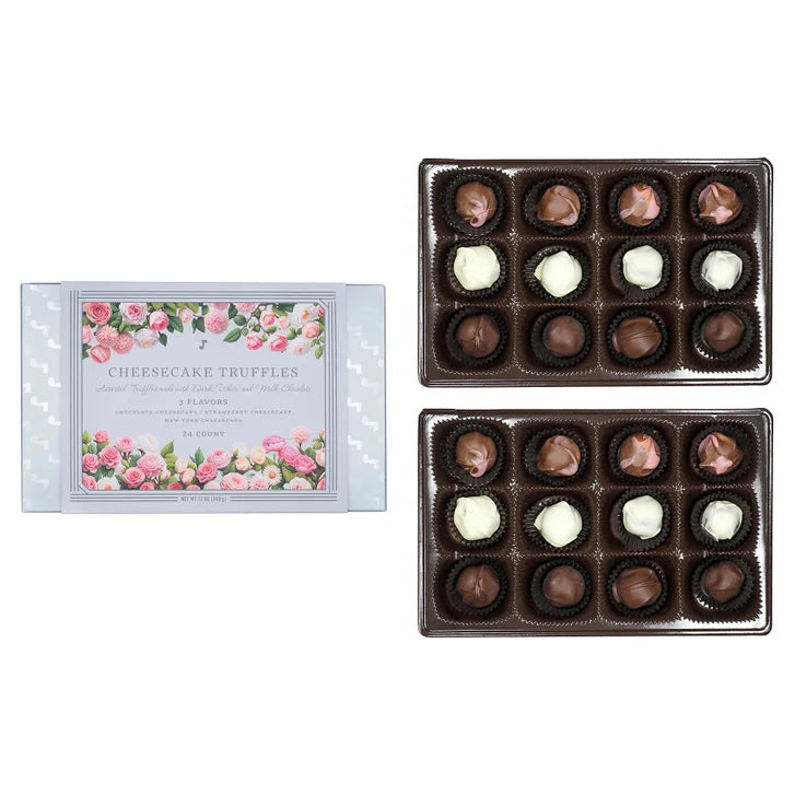 A'cappella Cheesecake Truffle Collections, 24 Truffles Total