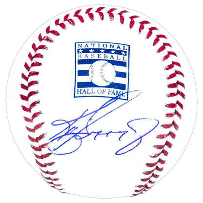Ken Griffey Jr. Autographed Official Hall of Fame Logo MLB Baseball Seattle Mariners Beckett Authenticated