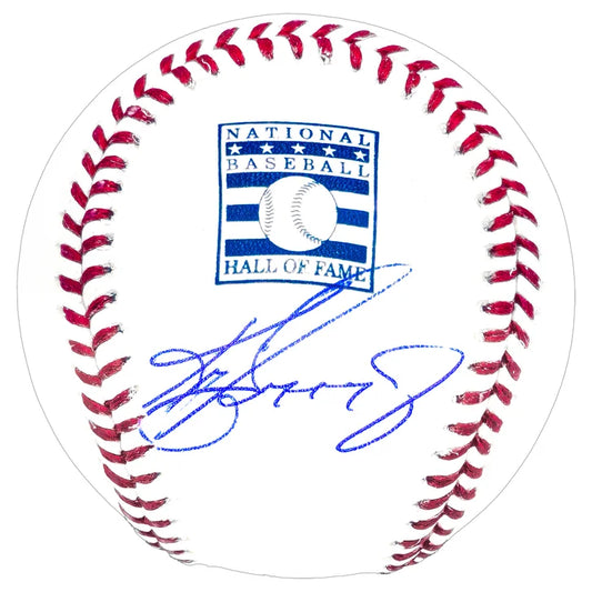 Ken Griffey Jr. Autographed Official Hall of Fame Logo MLB Baseball Seattle Mariners Beckett Authenticated