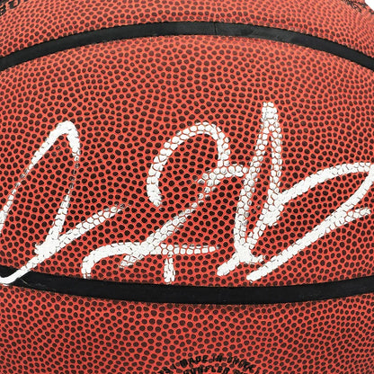 Dennis Rodman Autographed Composite Leather Chicago Bulls Logo Basketball - Beckett Authenticated