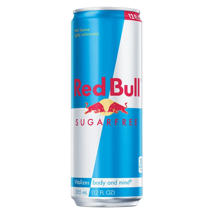 Red Bull Energy Drink, Sugar Free, 12 fl oz, 24-count