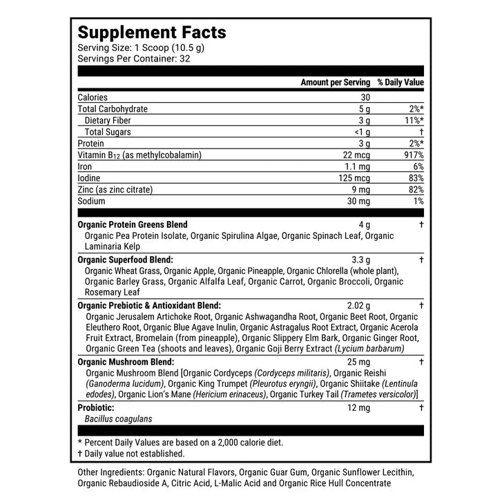 Juce Sports Greens, 32 Servings