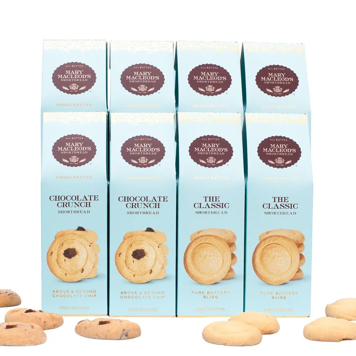 Mary Macleod's Shortbread Cookies Mixed Assortment, 8-pack, 48 Cookies Total