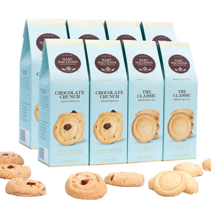 Mary Macleod's Shortbread Cookies Mixed Assortment, 8-pack, 48 Cookies Total