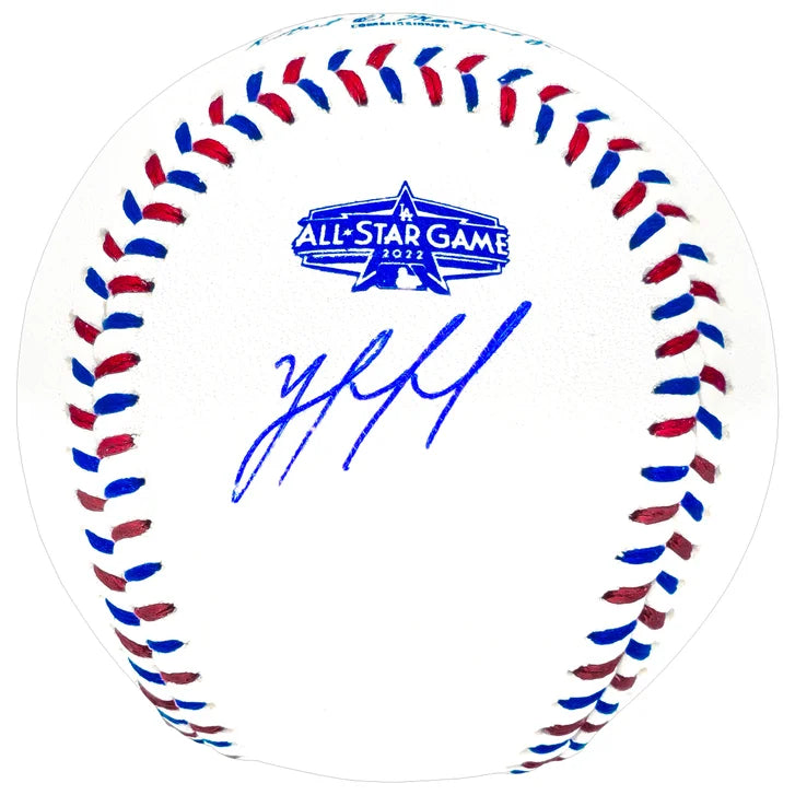 Yordan Alvarez Autographed Official 2022 All Star Game MLB Baseball Houston Astros - Beckett Authenticated