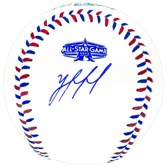 Yordan Alvarez Autographed Official 2022 All Star Game MLB Baseball Houston Astros - Beckett Authenticated