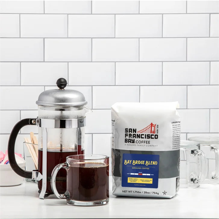 San Francisco Bay Coffee Bay Bridge Blend Ground 28oz, 2-pack
