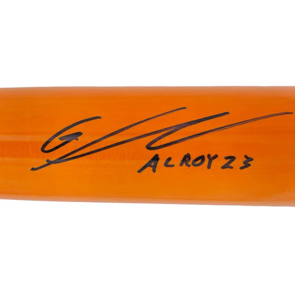 Gunnar Henderson Autographed Orange Chandler Player Model Baseball Bat Baltimore Orioles "AL ROY 23" - Beckett Authenticated