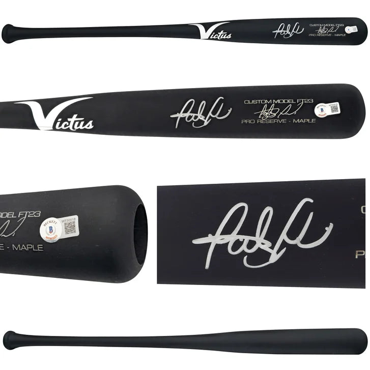Fernando Tatis Jr. Autographed Matte Black Victus Game Model Baseball Bat San Diego Padres - Beckett Authenticated