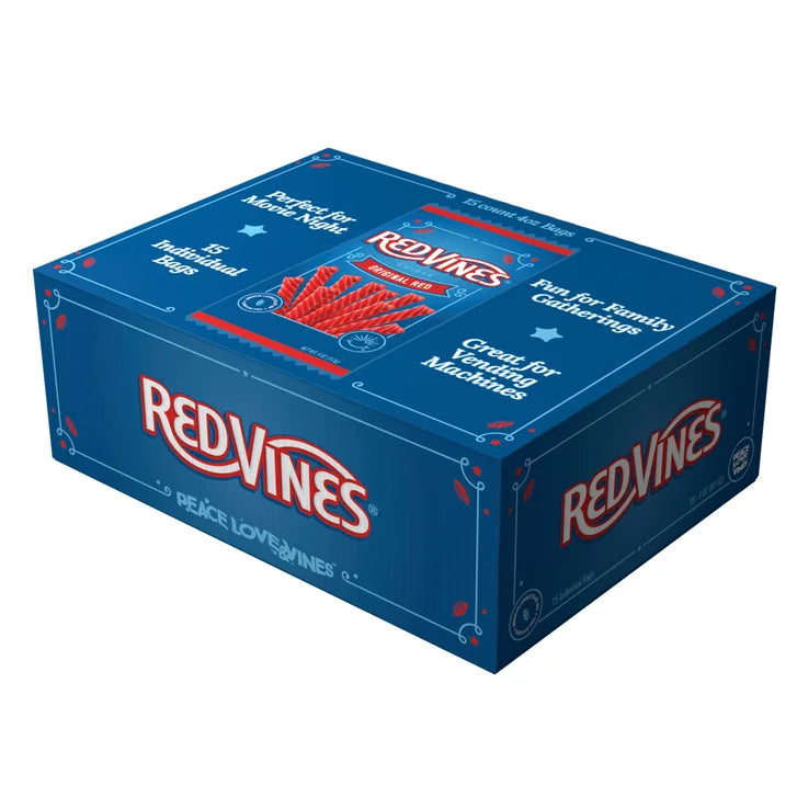Red Vines Twists, Original Red Licorice Candy, 4 oz, 15-count