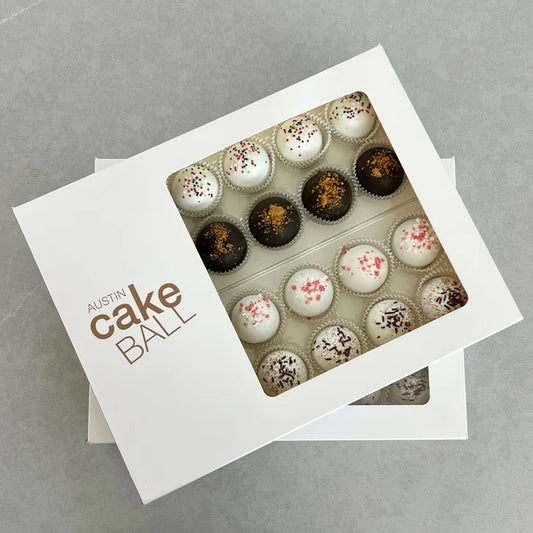 Austin Cake Ball, Holiday Catering Assortment, 48 Cake Balls
