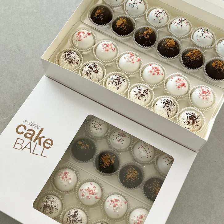 Austin Cake Ball, Holiday Catering Assortment, 48 Cake Balls