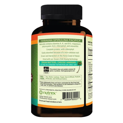 Hawaiian Spirulina Gummy + Vitamin D3 200 mg, 120 Gummies