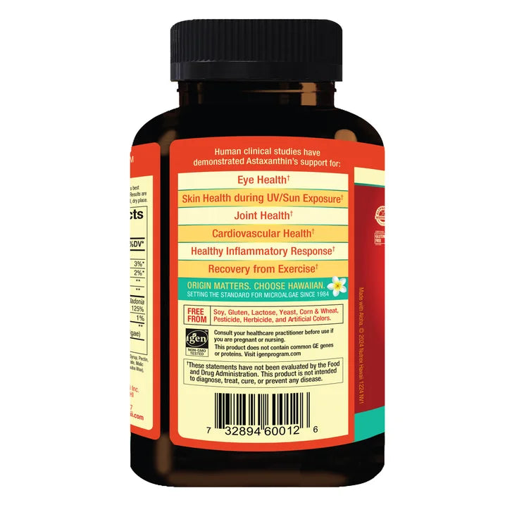 BioAstin Astaxanthin Gummy 12 mg, 120 Gummies