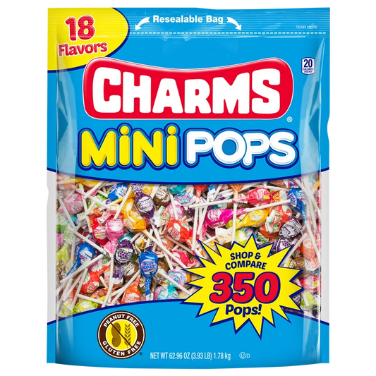 Charms Mini Pops, Assorted Flavors, 350-count
