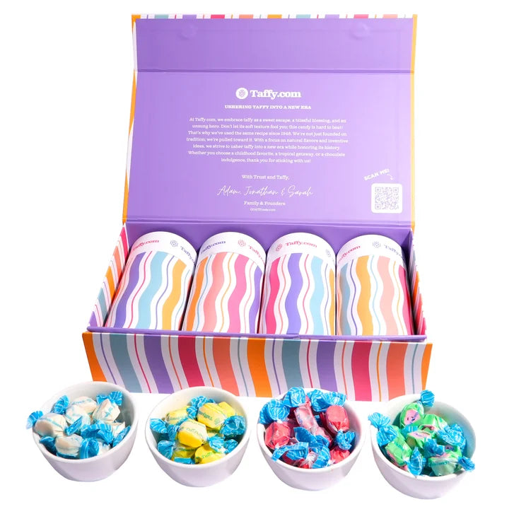 G.O.A.T. FOODS Taffy.com Assortment, 4-Pack, 48 oz. Total