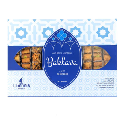 Libanais Baklava Assortment, 100 Pieces, 4 lb Total