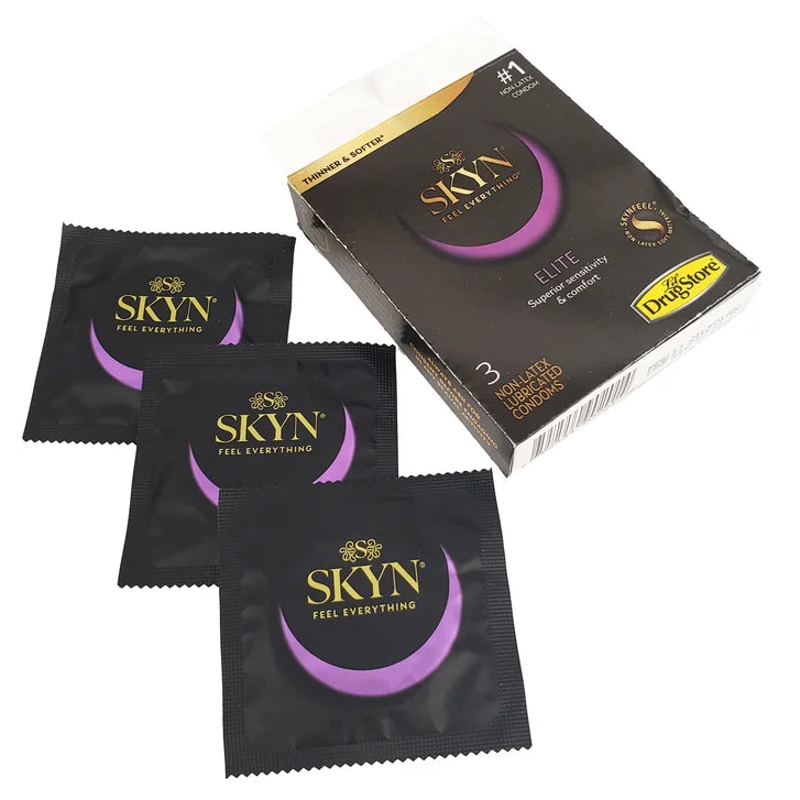 SKYN Elite Non-Latex Condoms, 3 per Box, 6 Boxes