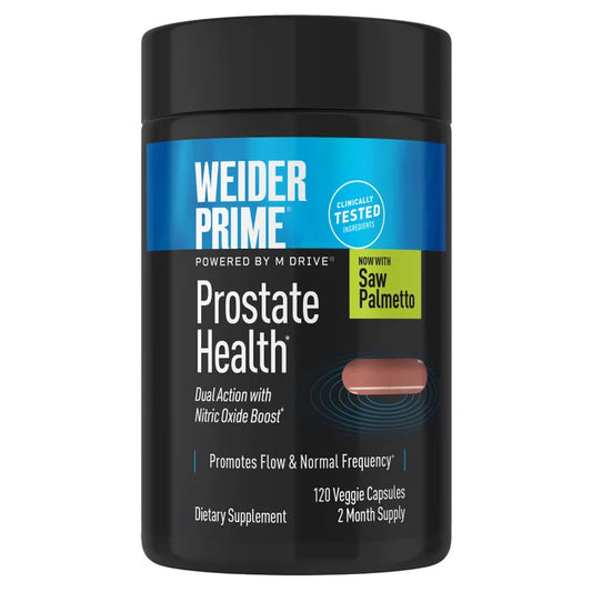 Weider Prime Prostate Health with Saw Palmetto, 120 Capsules
