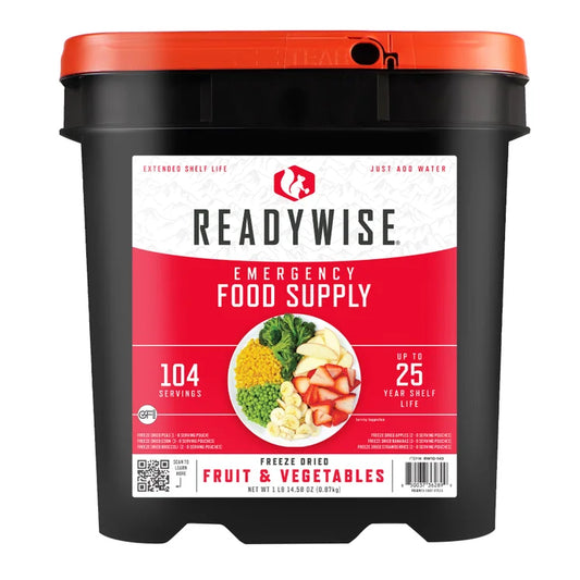 ReadyWise Fruit and Vegetable Bucket (104 Total Servings)