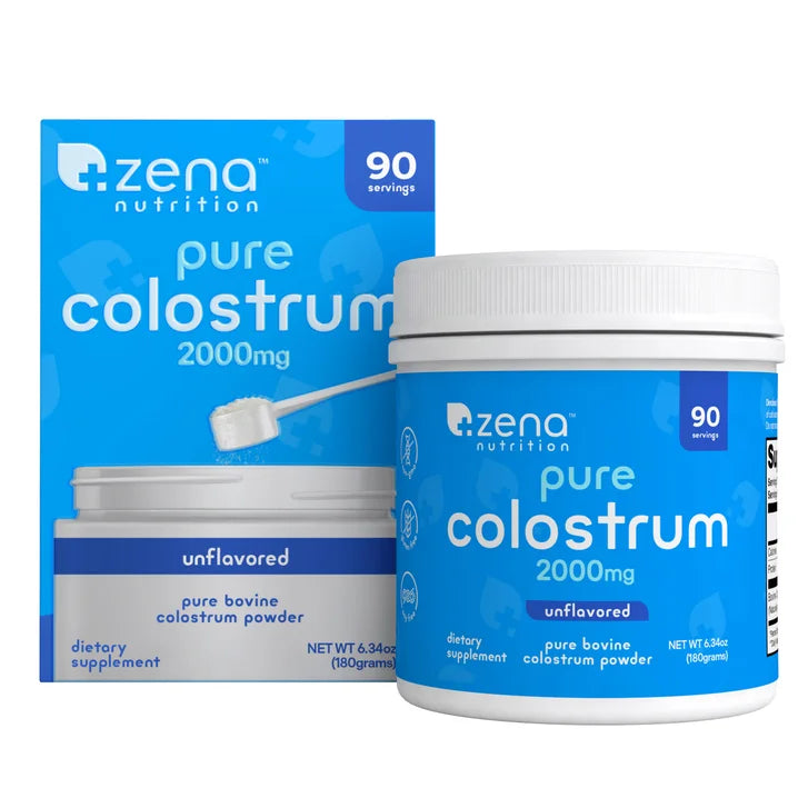 Zena Nutrition Pure Colostrum, 2000 mg