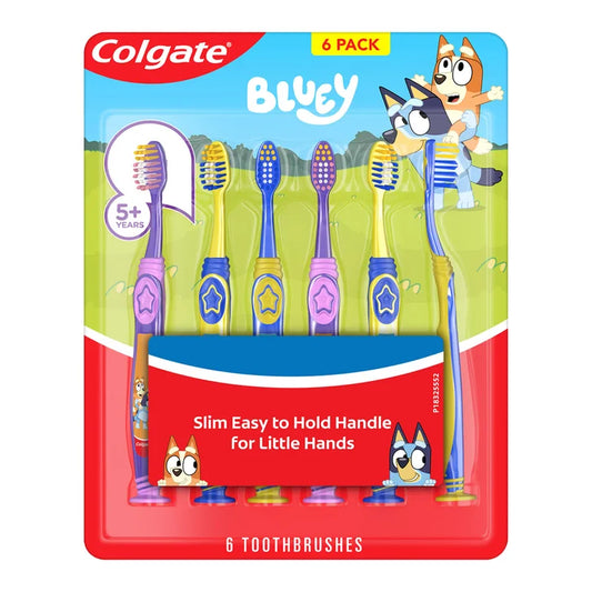 Colgate Bluey Toothbrush, 6-count