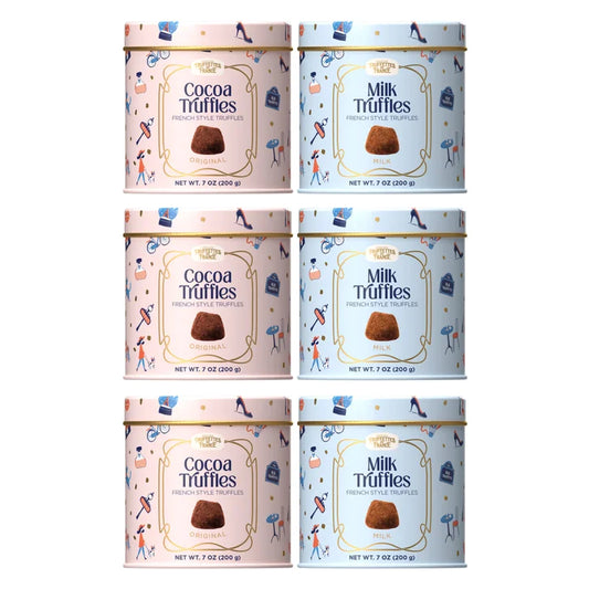 Truffettes de France Original and Milk Truffles, 6 Pack, 42 Total oz.