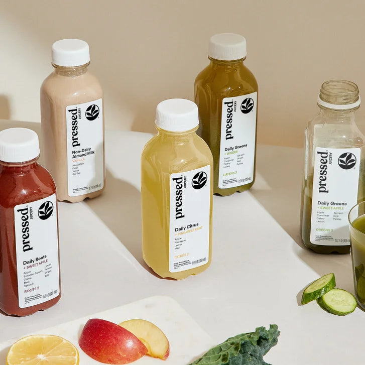 Pressed Juicery 3-day Juice Cleanse 24 bottles, 18 Juices And 6 Shots
