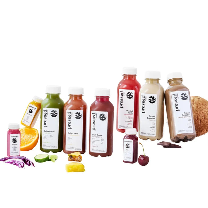 Pressed Juicery 3-day Juice + Protein Cleanse - 27 bottles, 18 Juices & 9 Shots