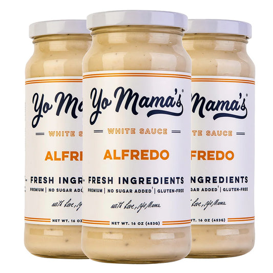 Yo Mama's Alfredo Sauce, 3-pack
