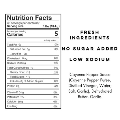 Yo Mama's Low Sodium Mild Buffalo Sauce, 3-pack