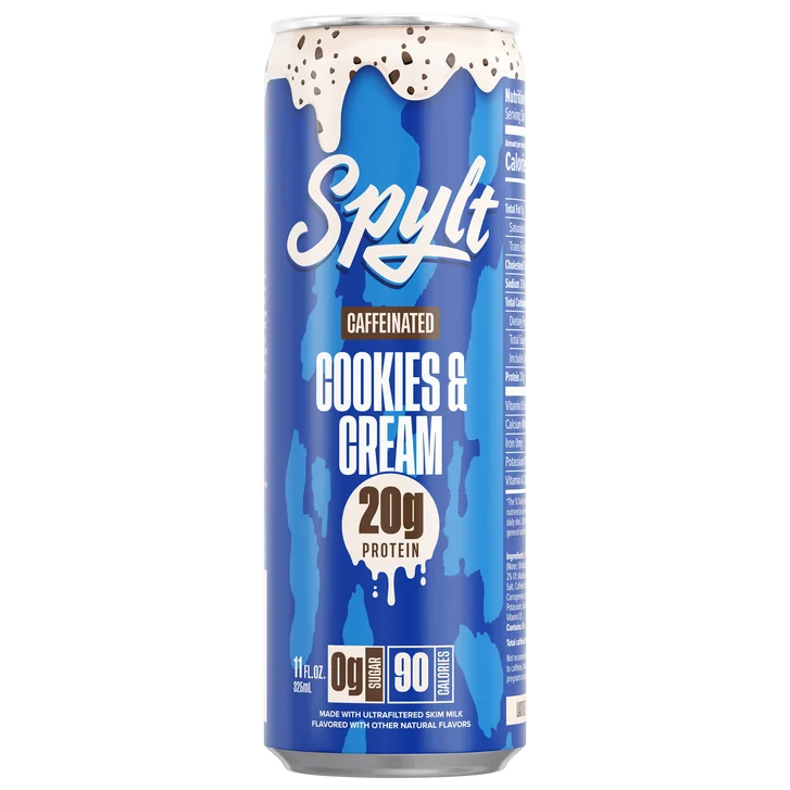Spylt Caffeinated Protein Milk, Cookies & Cream, 11 fl oz, 15-count