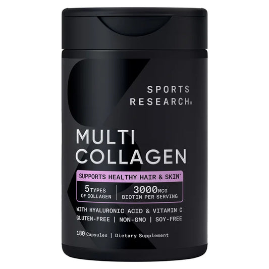 Sports Research Multi Collagen Complex, 180 Capsules