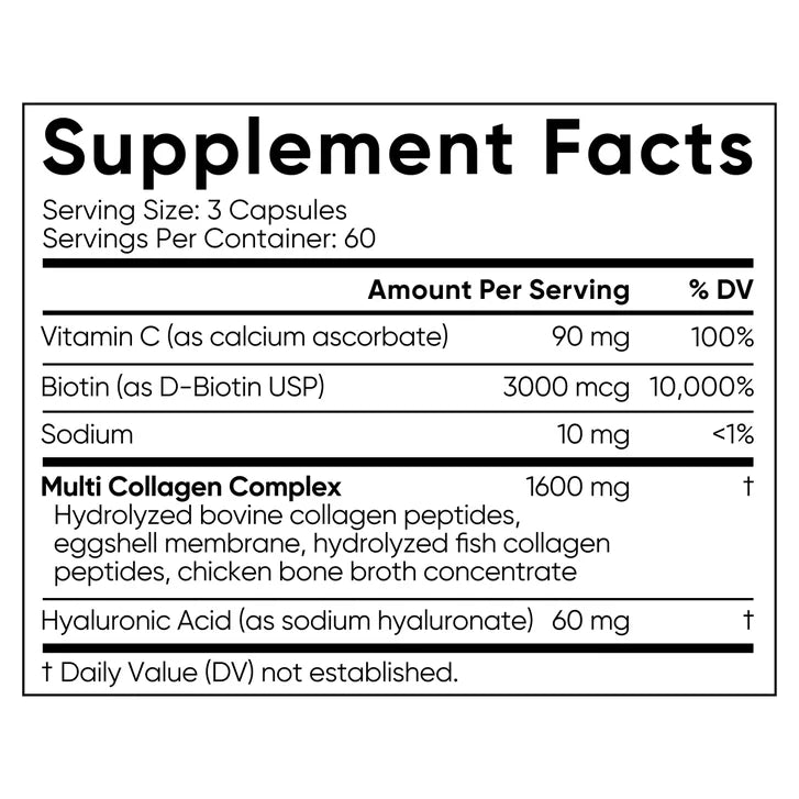 Sports Research Multi Collagen Complex, 180 Capsules