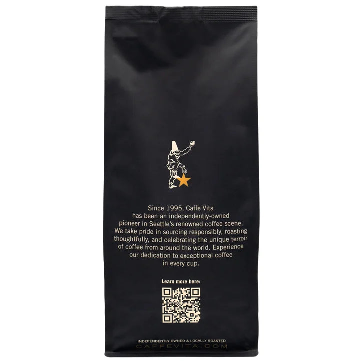 Caffe Vita Coffee Nor'Wester Blend Ground Coffee, Light- Medium Roast, 2 lb. bags, 2-pack