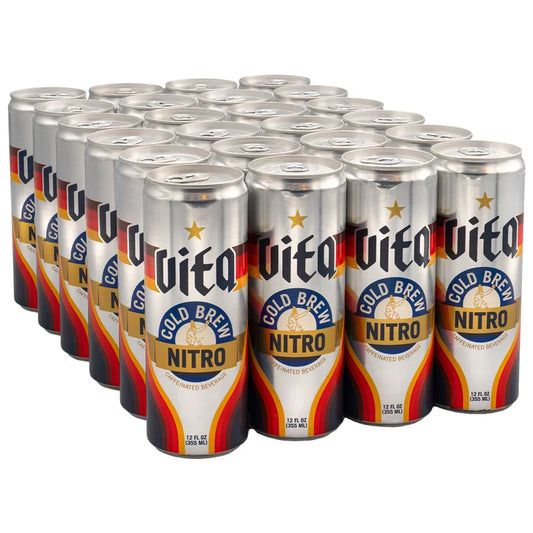 Caffe Vita Nitro Cold Brew, 12 fl oz, 24-count