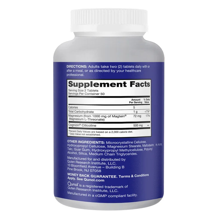 Qunol Brain Health Memory Plus, 100 Count