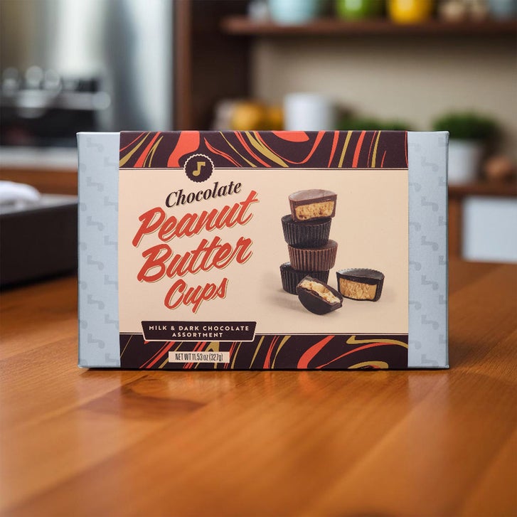 A'cappella Assorted Chocolate Peanut Butter Cups, 24-count