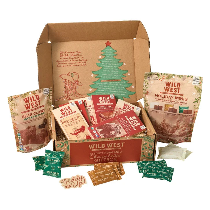 Wild West Assorted Holiday Chocolate Box, 22.4 oz. total
