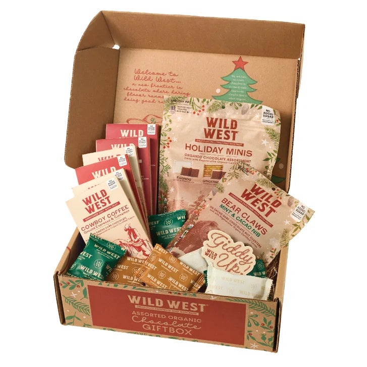 Wild West Assorted Holiday Chocolate Box, 22.4 oz. total