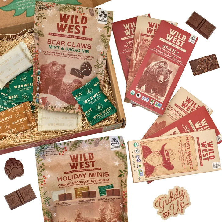 Wild West Assorted Holiday Chocolate Box, 22.4 oz. total