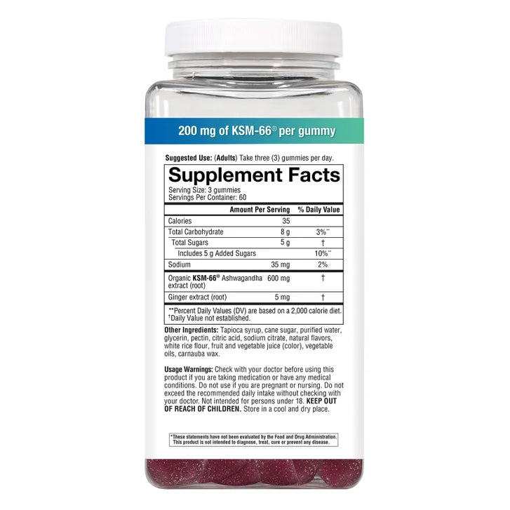 youtheory Ashwagandha Gummies, 180 Gummies