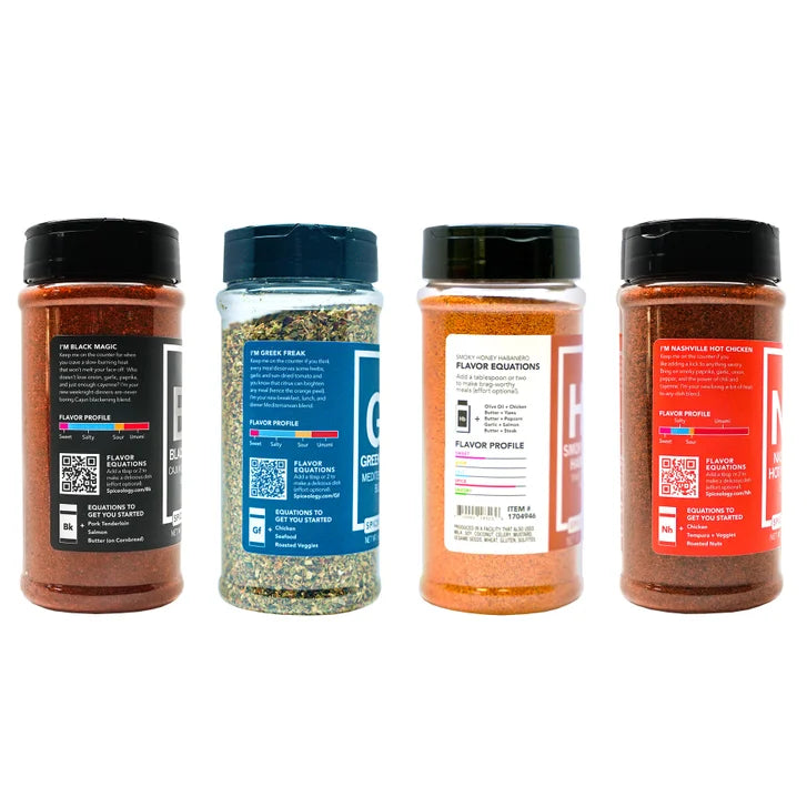 Spiceology Signature Seasonings 4-pack