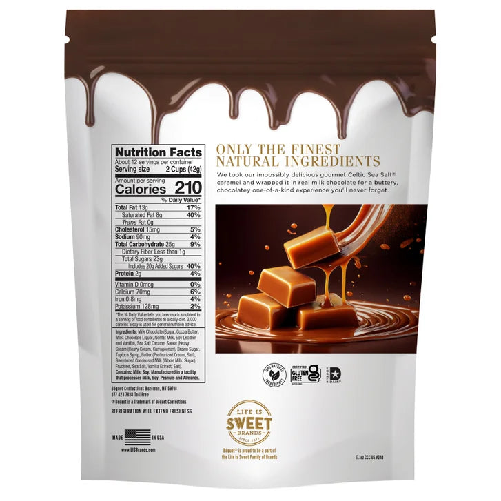 Béquét Chocolate Caramel Cups 17.1 oz., 2-pack