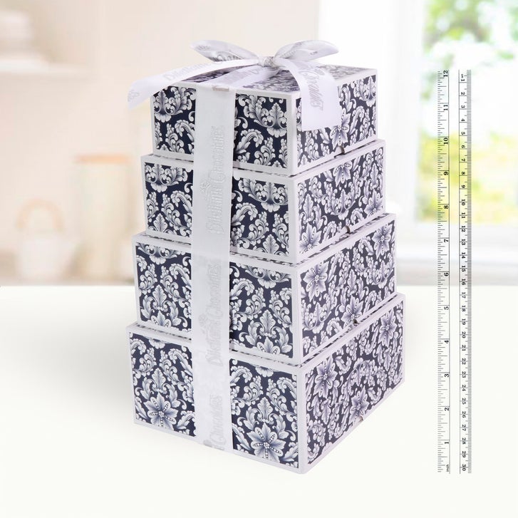 Dilettante Premium Chocolate Gift 4-tier Tower, 3 lbs. Total