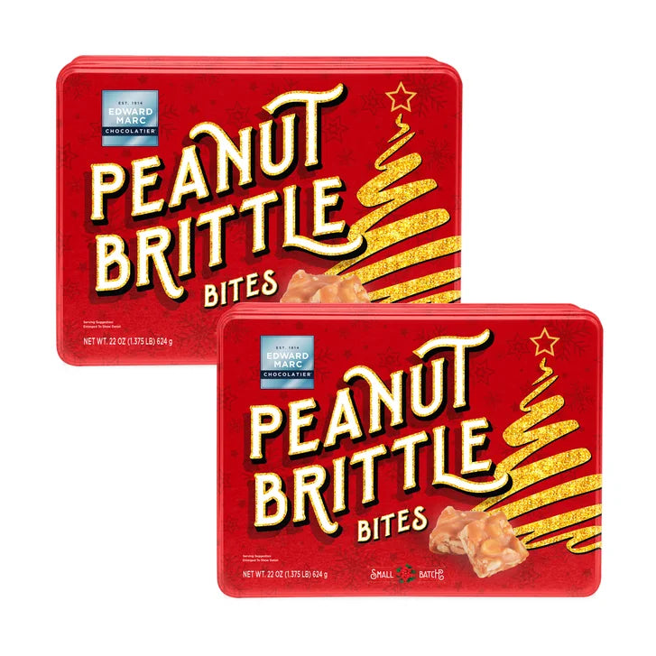 Edward Marc Peanut Brittle Bites, 2-pack, 44 oz. Total