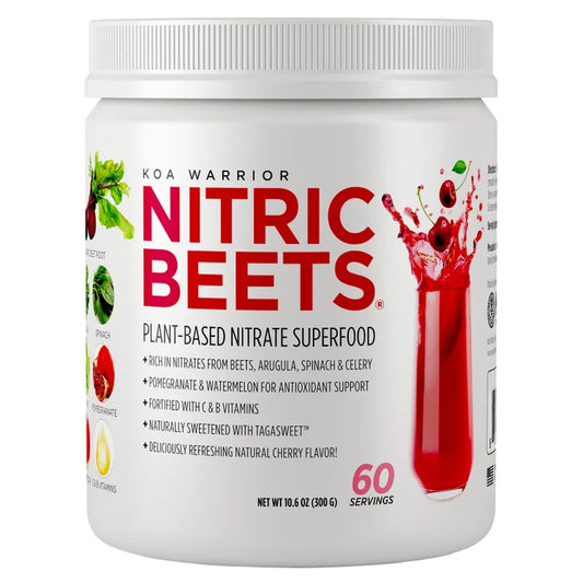 Koa Warrior Nitric Beets, Plant-based Nitrite Superfood Mix, 10.6 oz