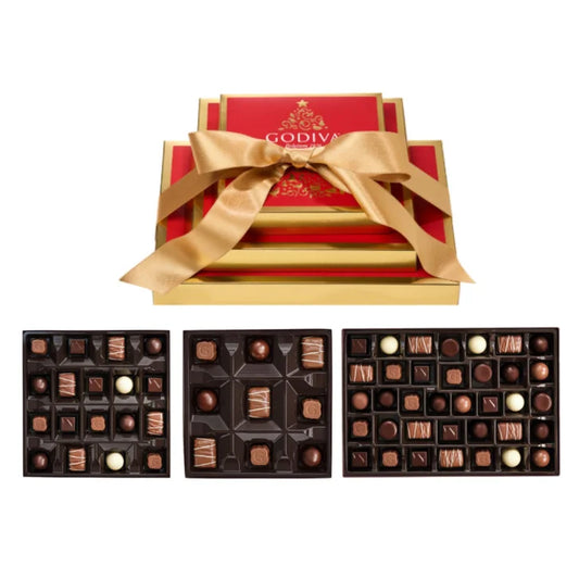 Godiva Goldmark Collection 3-Tier Chocolate Gift Set, 26.80 oz.