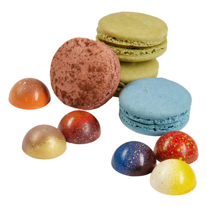 Mae Fine Foods Bonbon & Macron Classic Tasting Collection,Tray Bundle, 72 Pieces Total